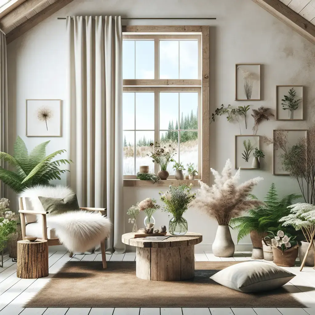 Scandinavian Interior Design Incorporating Natural Elements